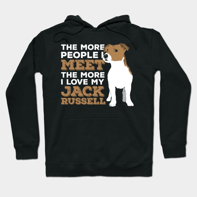 Jack Russel Dog Pet Animal Lover Gift Hoodie by Dolde08